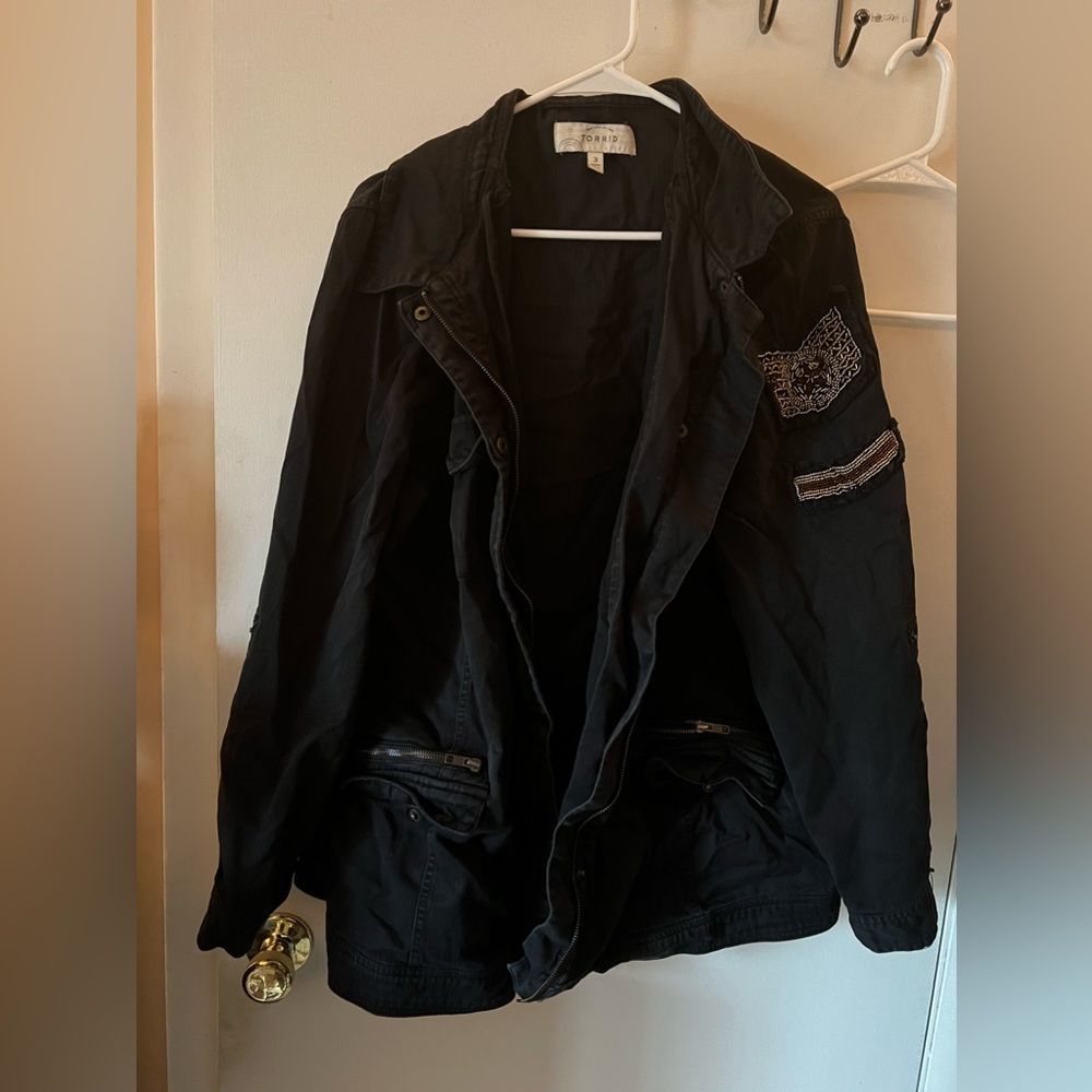 Torrid black jean jacket